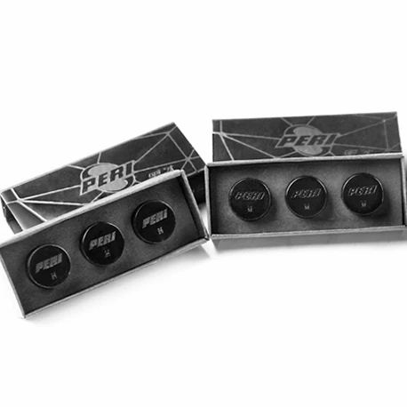 
Peri Black Ice 14mm H Hardness pig skin leather Billiards Cue Tip for Pool and Carom cue 