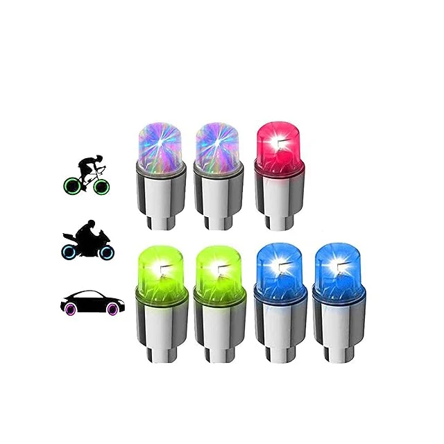 Bicycle Bike LED Lights Tire Valve Flashlight Auto Car Motorcycle Wheel Spokes Bicycle Lights