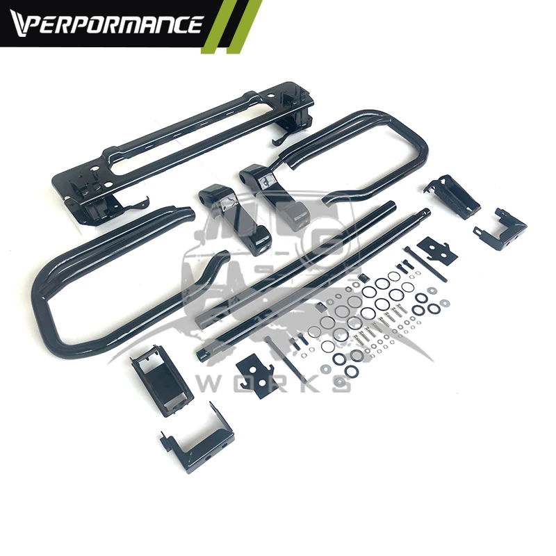 2021 Year Glossy Black G Class W464 G63 Front Bumper Guard 1:1 Car Bumpers Bull Bar Bracket Protective Car Accessory for G63