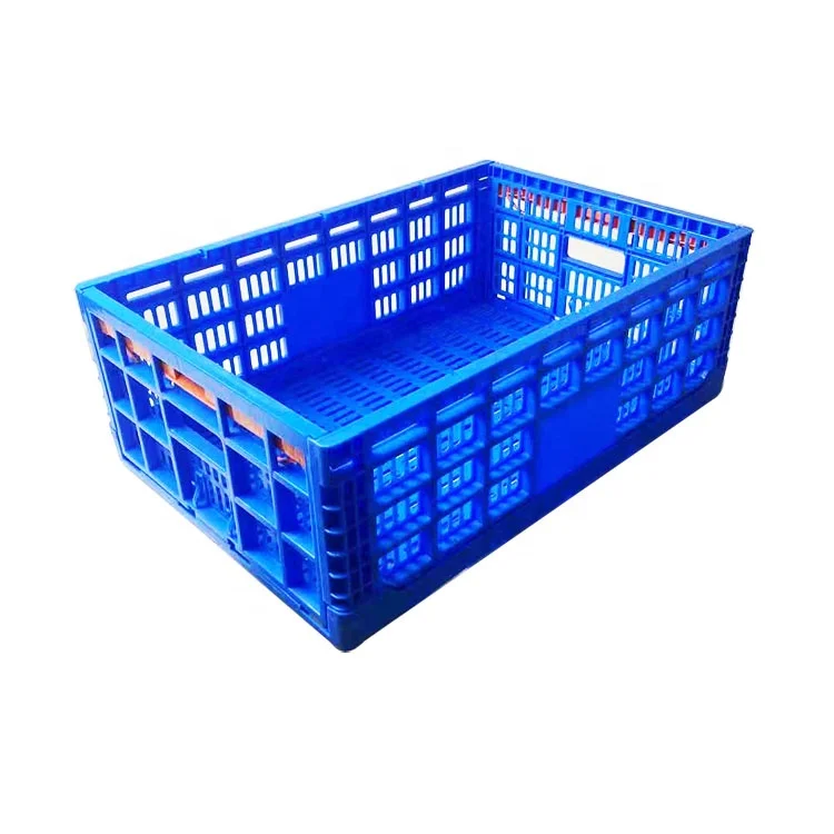 Best price plastic folding crate plastic folding box stackable plastic crates