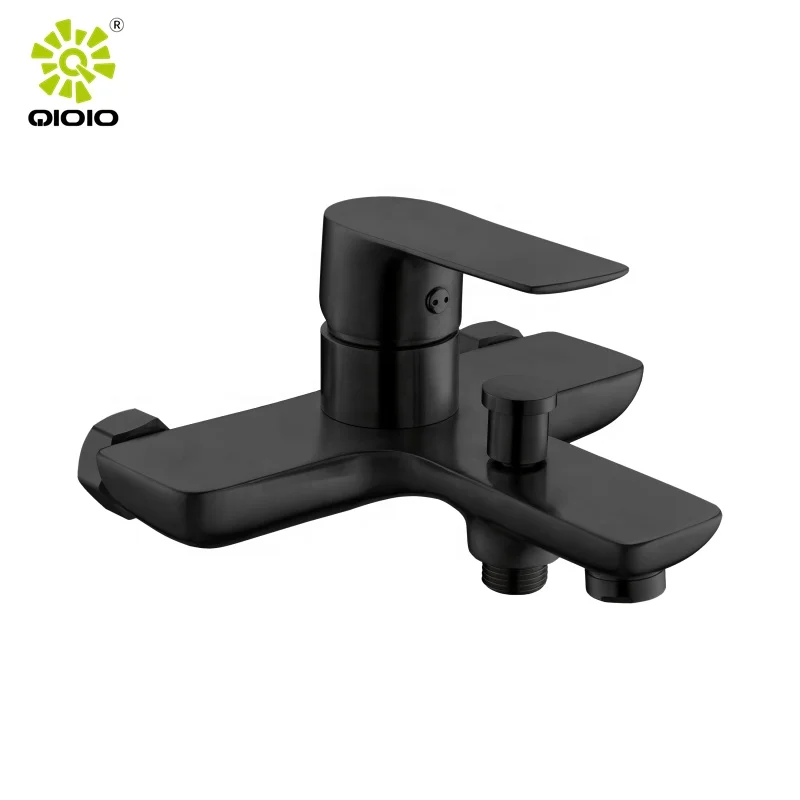 Casting plate series 304SUS PVD gun grey gunmetal two functions bathtub shower faucet
