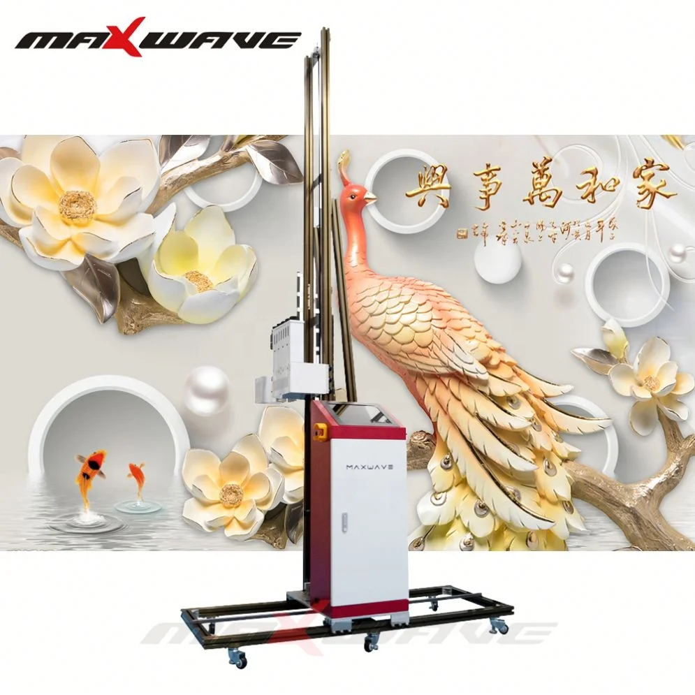 Wall Printing Machine Zeescape 3D Vertical Wall Printer Machine