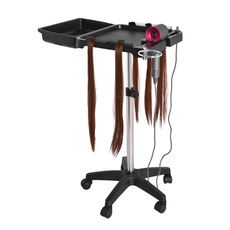 Wholesale Salon Shop Durable Hair Extensions Tray Tool Portable stainless steel Wig Hair Extension Holder Stand