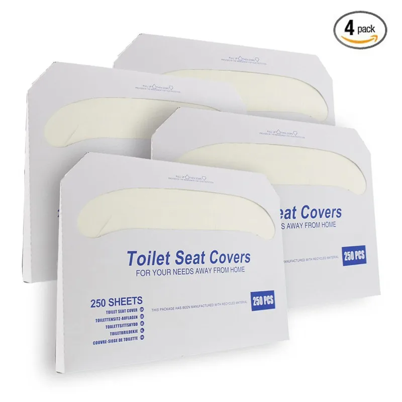  Half Fold Flushable Toilet Seat Cover Disposable
