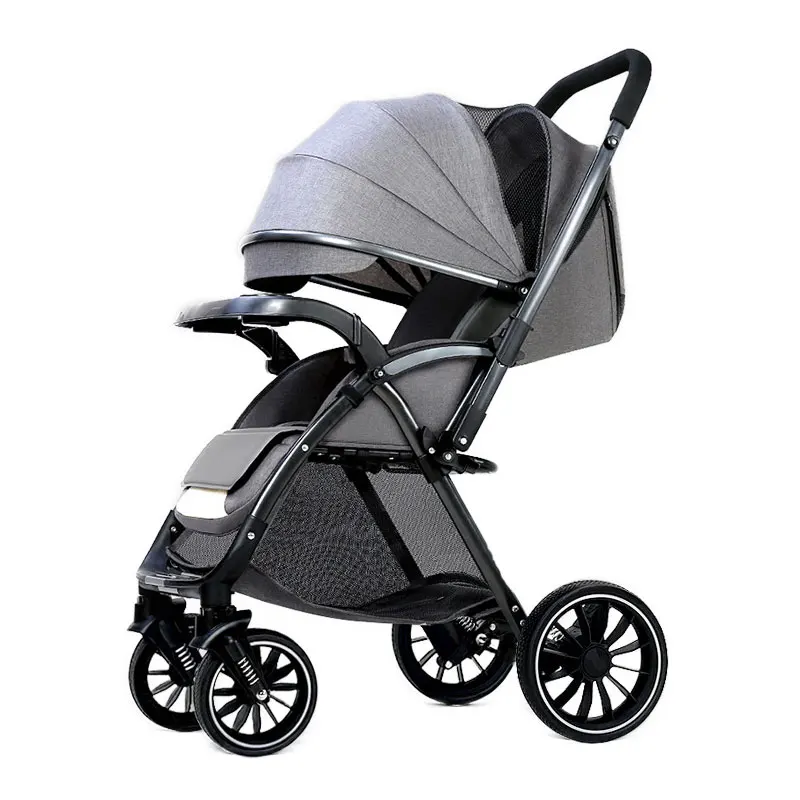 Lightweight 3-in-1 Quick-Fold Stroller Infant Car Seat and base | Camden/Black Umbrella Stroller for Toddler