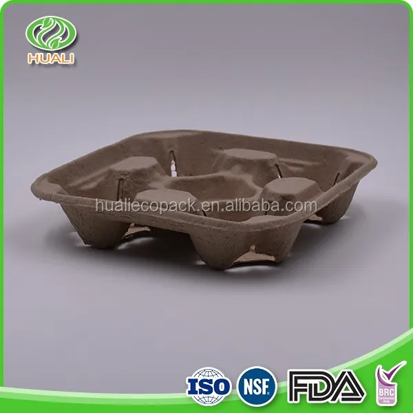 
China good quality custom color easy take away paper cup holder 