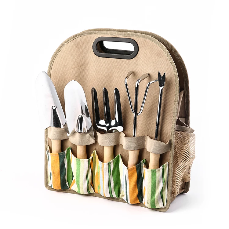 Fashion luxury garden cleaning tools toys hand tool set metal shovel fork rack tools