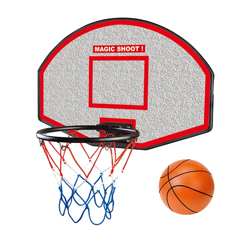 PE basketball board steel rim Mini Basketball Hoop With Ball and Hand Pump