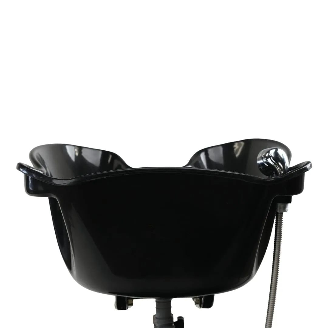 Barber shop hair salon dedicated portable standing mobile shampoo basin adjustable shampoo sink