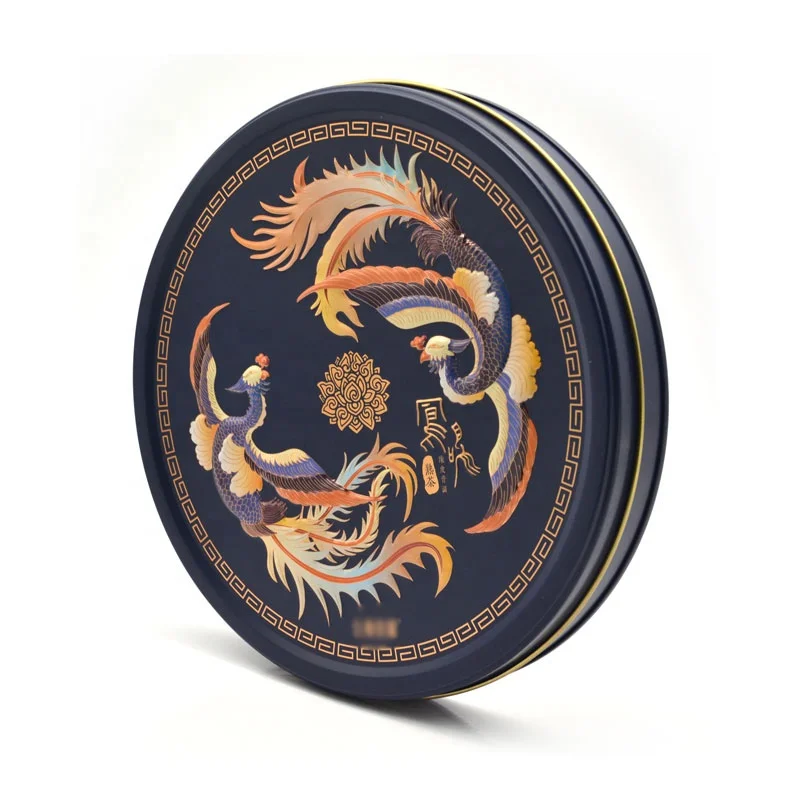 Guangzhou 15 Years Tea Tins Manufacturers Popular Round metal Tea Coffee Spice Saffron Tin Box