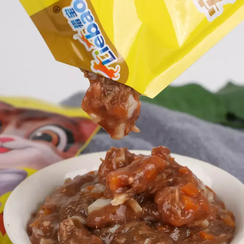 Factory OEM Custom High Nutrition 80g Chicken Carrot Wet Cat Food Fresh Delicious Tuna Whitebait Pet Cat Wet Food Treats Snacks