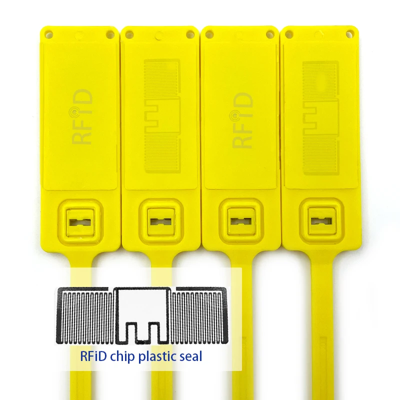 High Security RFID Plastic Seal Tamper Seals Numberd Zip Ties Disposable Rfid Security Seal