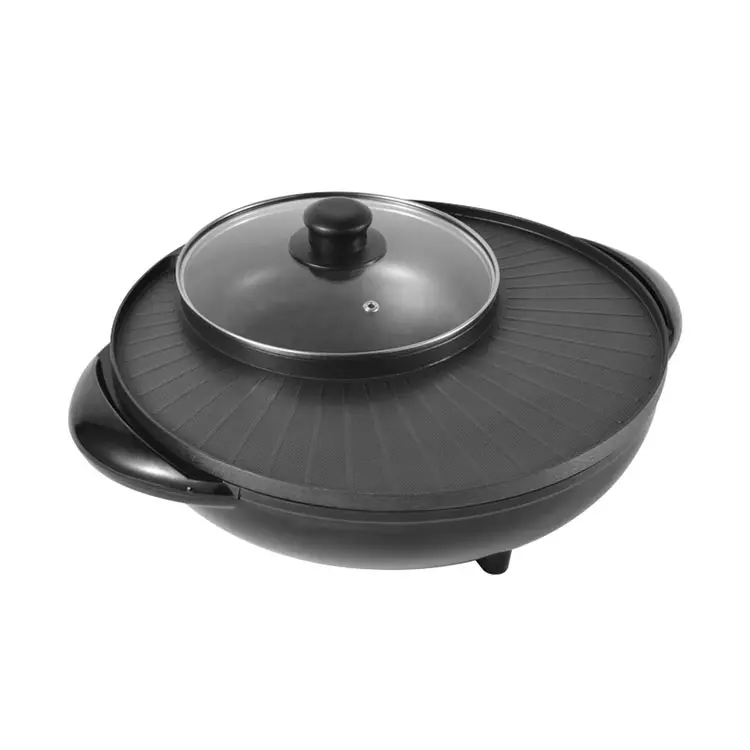 Electric smokeless barbecue grill and electric hot pot electric hot pot grill electric barbecue