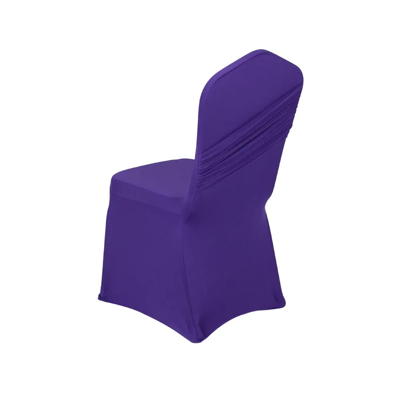 New Arrival Chair Covers Comfortable Wrinkle Resistant Spandex Chair Hood Removable Stretch Dining Room Banquet Chair Covers