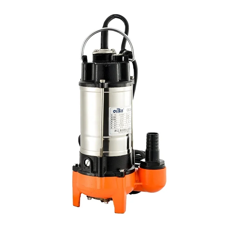 automatic professional factory water jet pump cutting dirty water sewage pump water submersible pump
