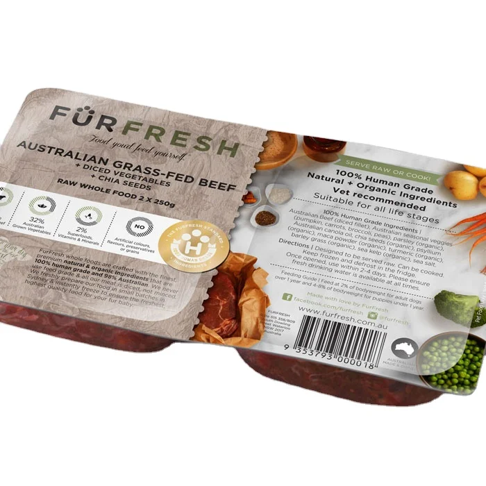 
High Protein Organic Dog Food Beef Kangaroo Veggies Chia Seeds Omega 3 