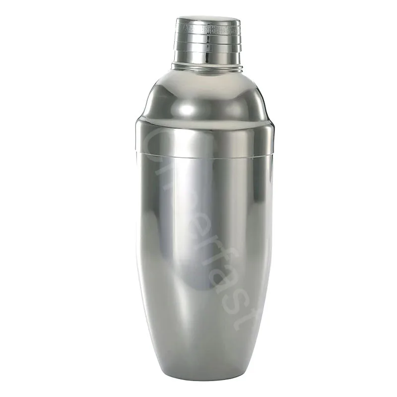 Professional Metal Silver Cocktail Mix Colors Essential Bar Tools Accessories 750Ml Stainless Steel Cocktail Shaker
