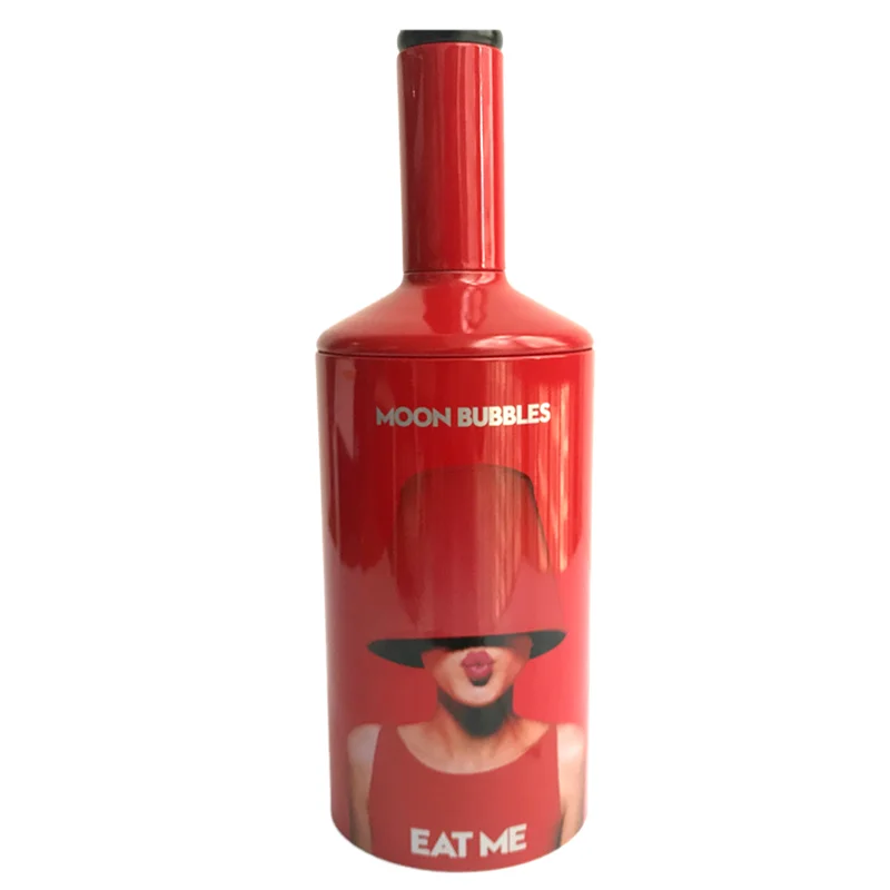 Promotion gift special shape tin box / food grade customized beer shape  tin box