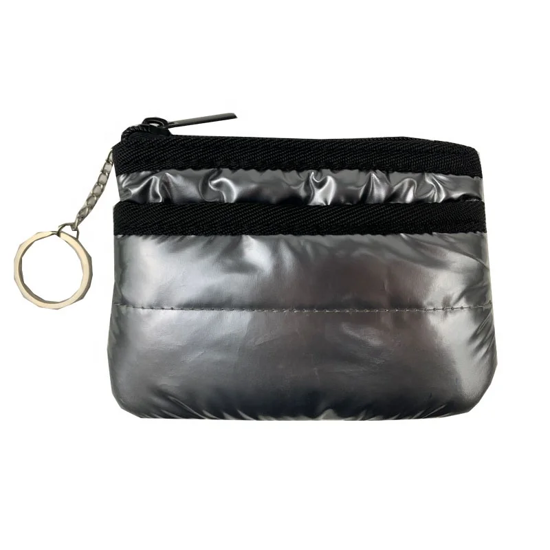 Короткая стеганая мешковатая Сумочка для монет с логотипом на заказ кошелек сумка женщин и мужчин