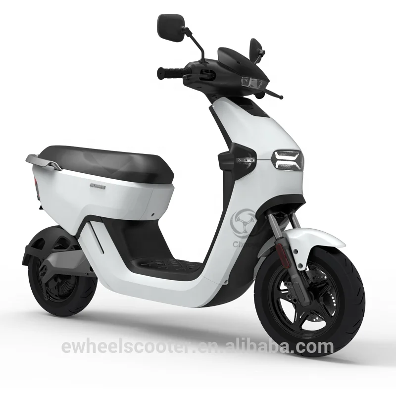 EEC approved CKD 50CC 45km speed 1200w niu style electric scooter with dual lithium battery