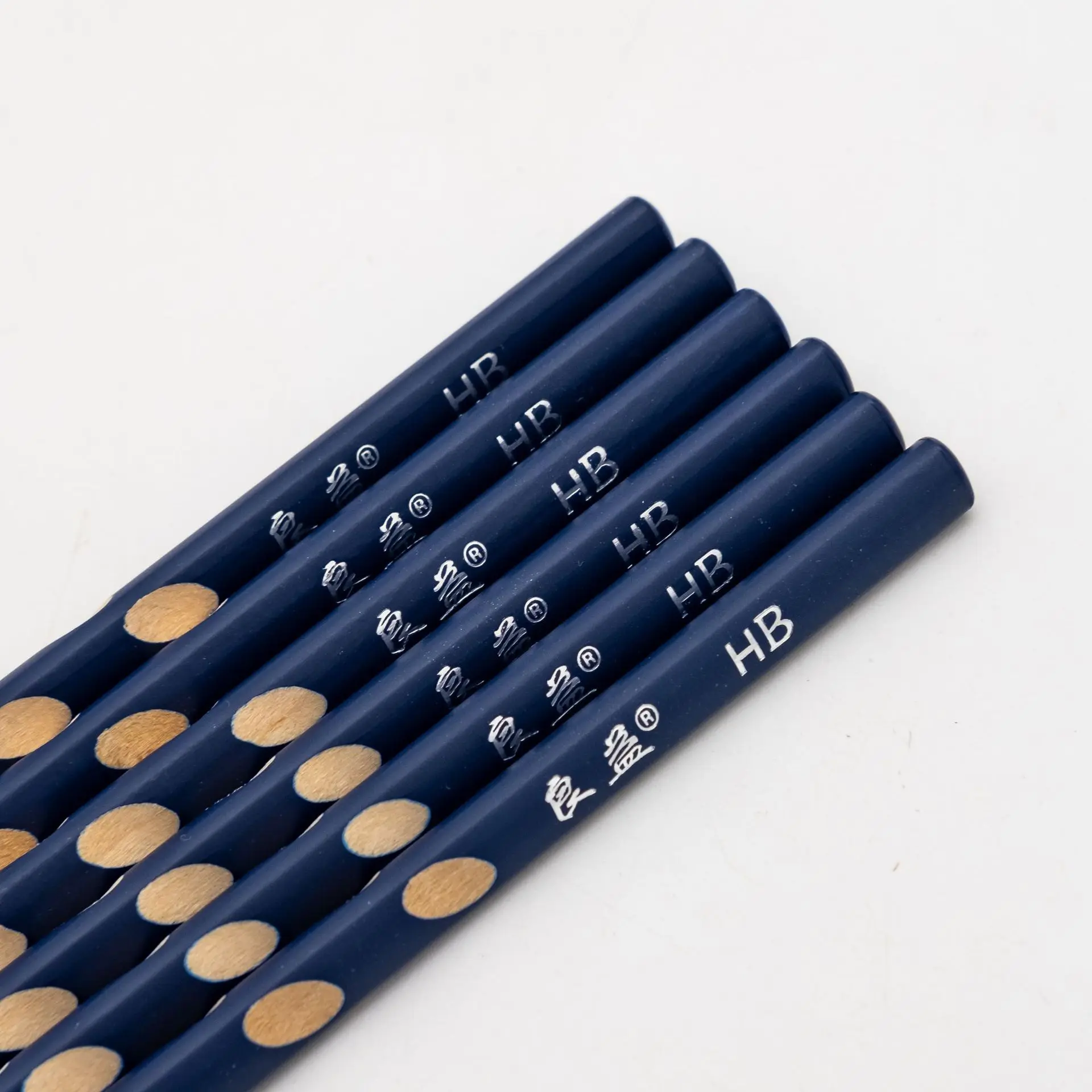 Children Environmental Protection HB 2B Triangle Hole Pencil Posture Correction Grip Pencils