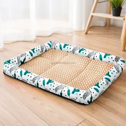 Pet Dog Summer Bed Cat Pet Supplies Rattan Weaving Cat Summer Nest Cool Sleeping Mat