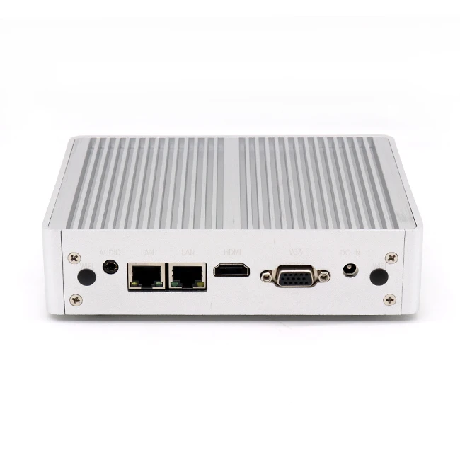 Двойной lan Безвентиляторный Компьютер с тонким мини-клиентом i3