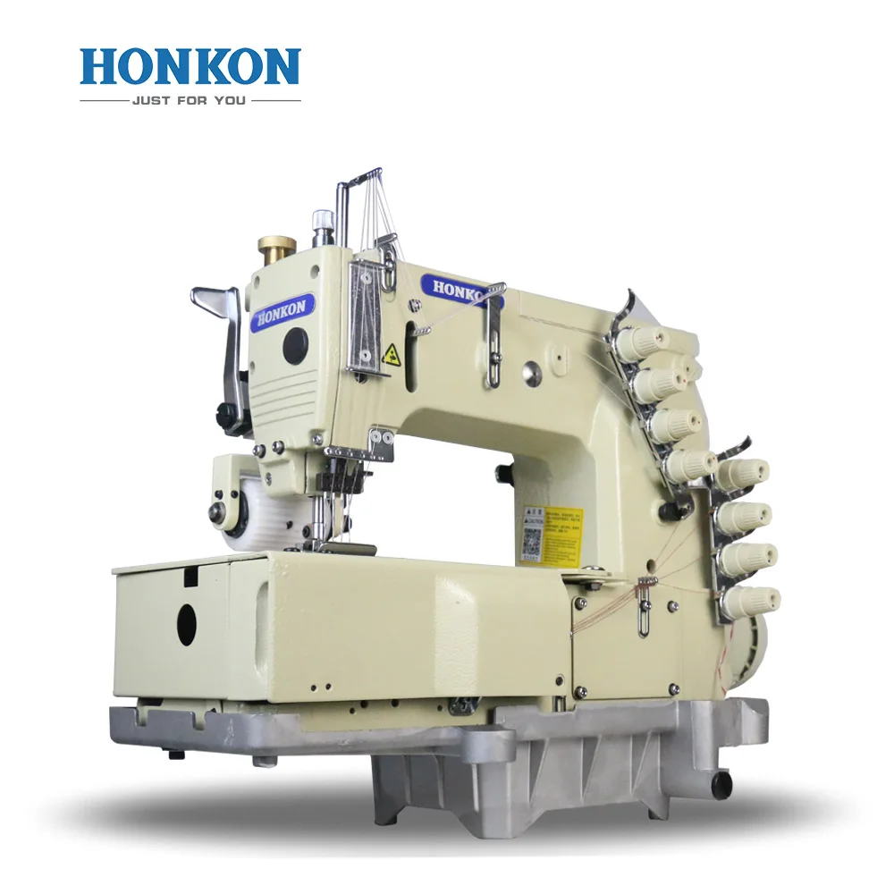 HK 1404P многоигольная возвратно-pmd 4 игольная промышленная плотная тамбурный шов швейная машина