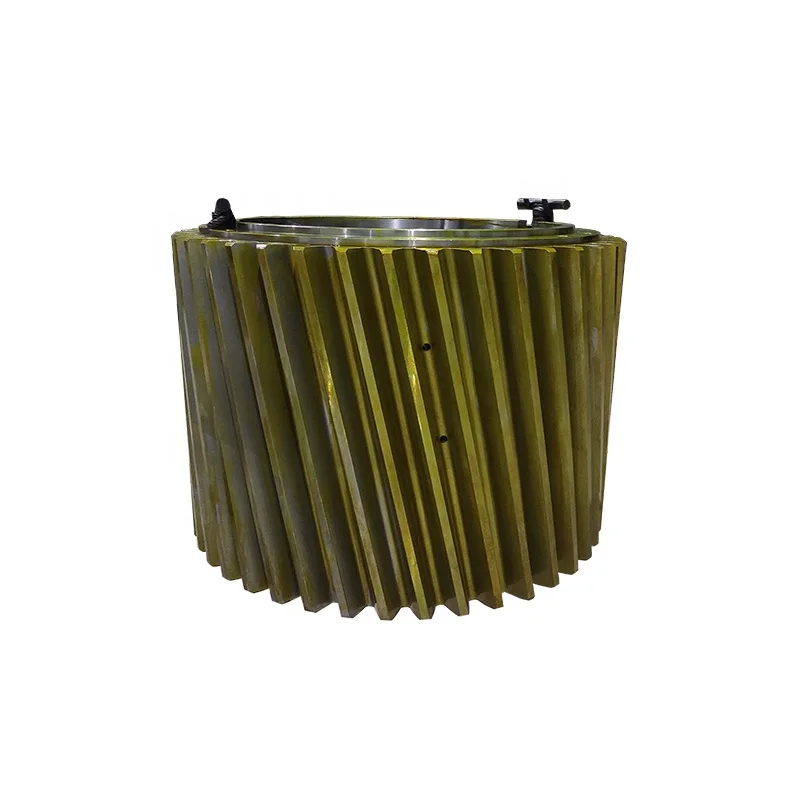 OEM custom rotary kiln steel ball mill cnc lathe processing cement grinding helical gearr