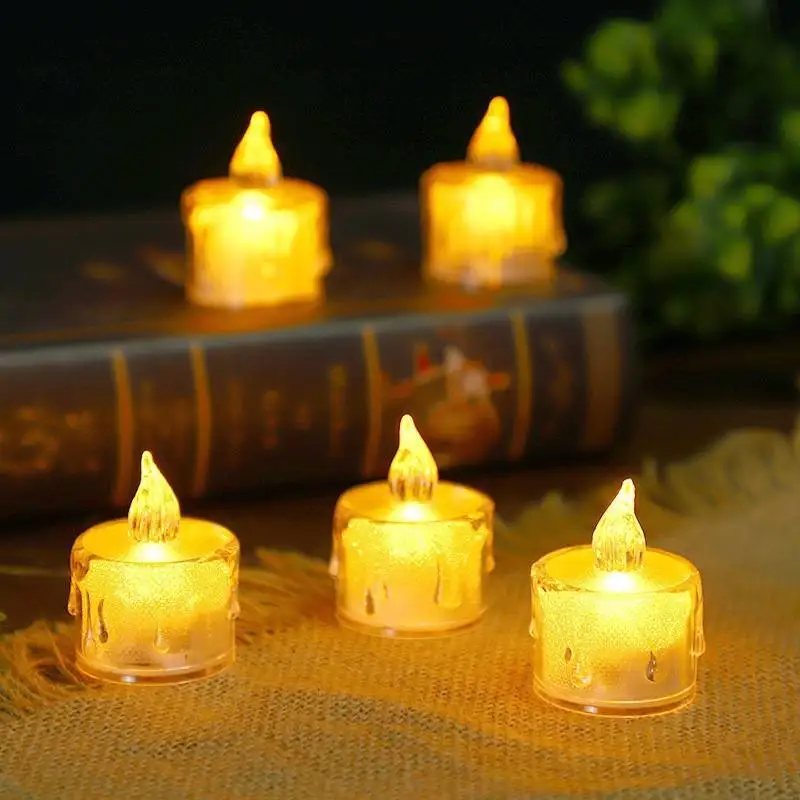 Eco-friendly Mini Electronic Candle Mood Night Light Christmas Decorations Led Candle Lights