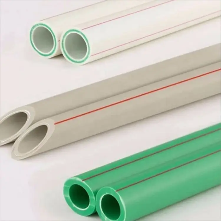 red line glass fiber reinforced ppr pipe for hot water ppr pipe insulation ppr pipes for plumbing or heating