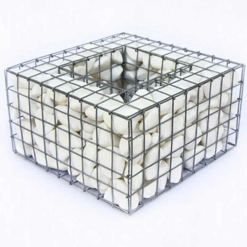 Galvanized galfan welded gabions rock basket fencing iron wire mesh pvc coated gabion box manufacturer