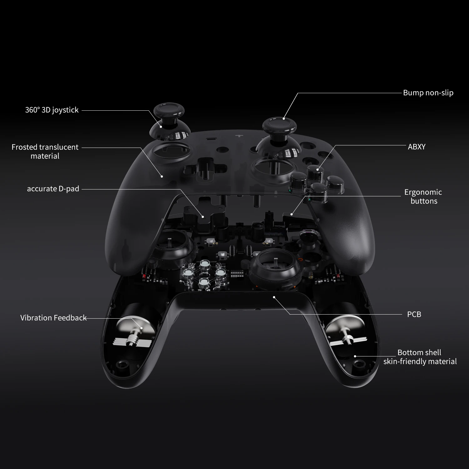 Wireless Switch Gaming Controller with Turbo function Six-axis gyroscope BT gamepad switch controller pro