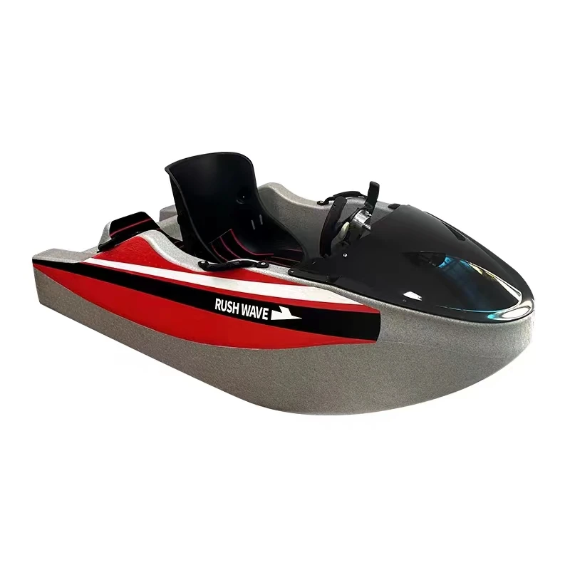 New Energy Adult Two-seater Water Entertainment Patrol Small Electric Motor Boat Kart Small Speed Boat 18KW