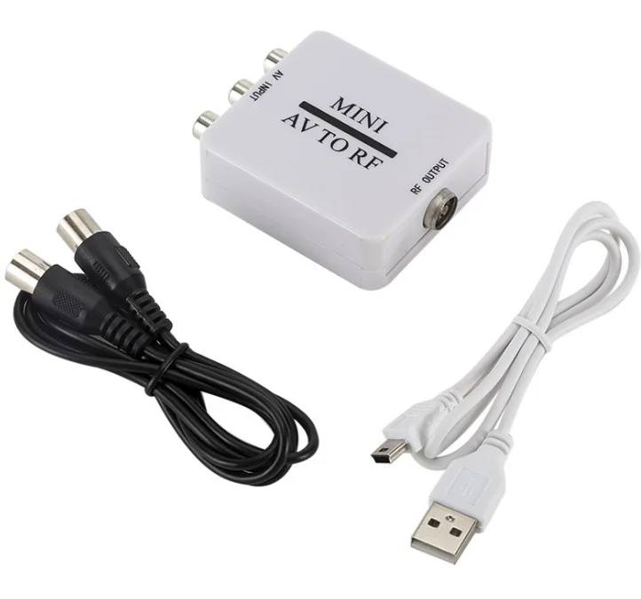  AV-RF конвертер RCA AV вход в радиочастотный Тип коаксиальный выход