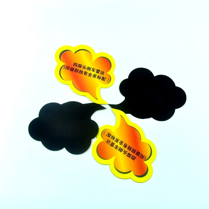 custom innovative printing paper magnetic fridge sticker for decoration gifts