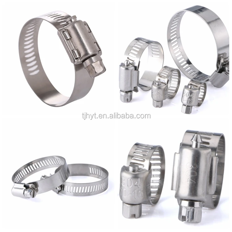 Stainless Steel hydraulic pipe hose clip hose clamp