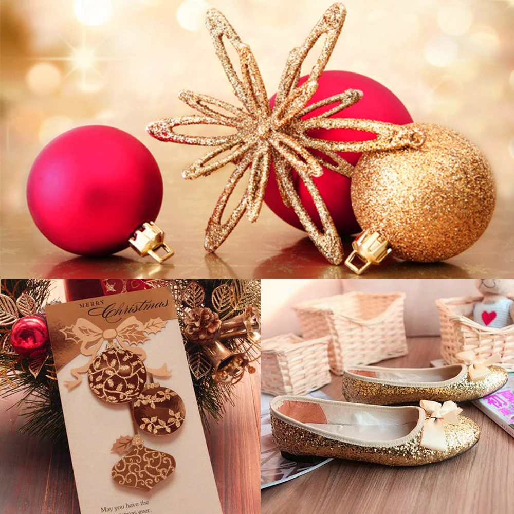 
50g Dark Gold Paint Powder for Car Paint Nail Decorations Art Crafts Mica Glitter Pigment Powder 