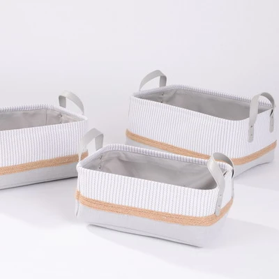 Wholesale Foldable  Fabric Organizer Storage Basket Bin For Laundry Toys Clothes Collapsible Storage Baskets