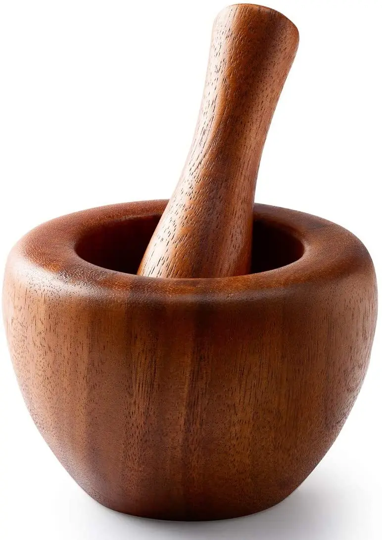 Cheap Price acacia wood mortar and pestle , acacia wood  wood mortar and pestle,wood muddler
