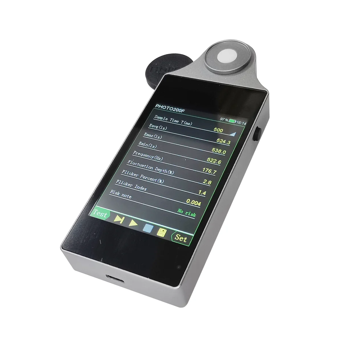 Profession Design Flickering Spectrum Handheld Lux Meter Digital Spectrum Analyzers