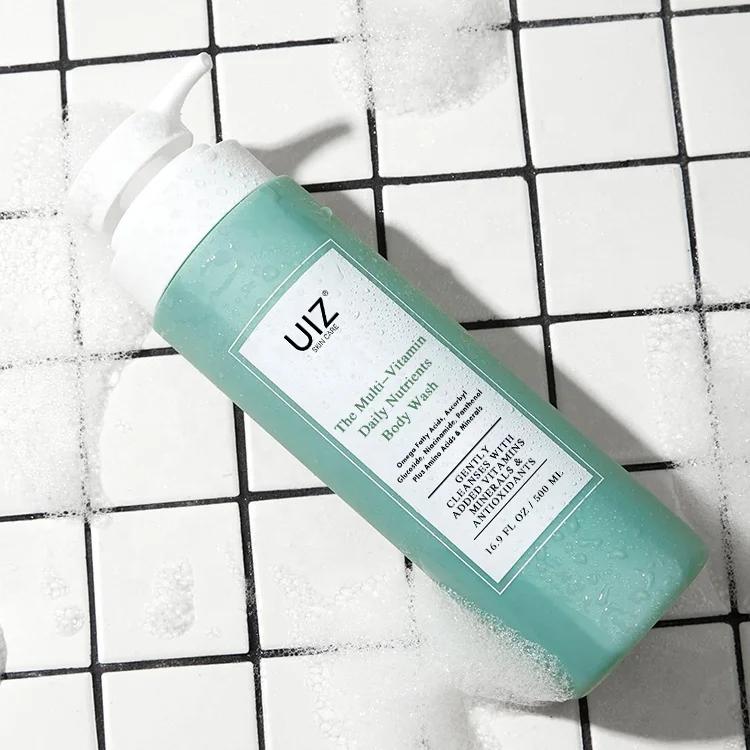 Private Label Deep Lightening Exfoliating Moisturizing Bath Skin Care Perfume Body Wash Set Best Brightening Shower Gels Set