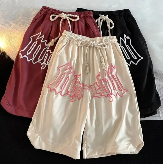 Индивидуальные шорты с пышным принтом, летние пятиконечные брюки, популярный стиль, спортивные свободные баскетбольные шорты большого размера