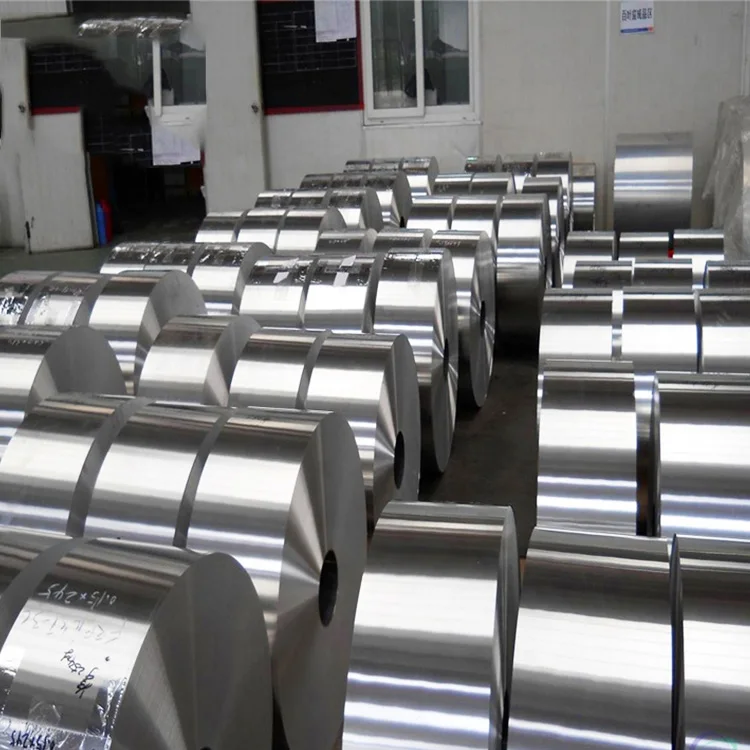 Manufacturer wholesale alu 1100/1145/1050/1060/1235/3003/5052/5A02/8006/8011/8079 food grade aluminum foil roll for package
