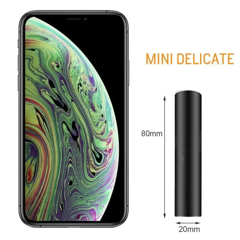 Mini High Power 100 Lumen USB Rechargeable Aluminum Portable Smart Pocket LED Flashlight With 3 Modes Lights