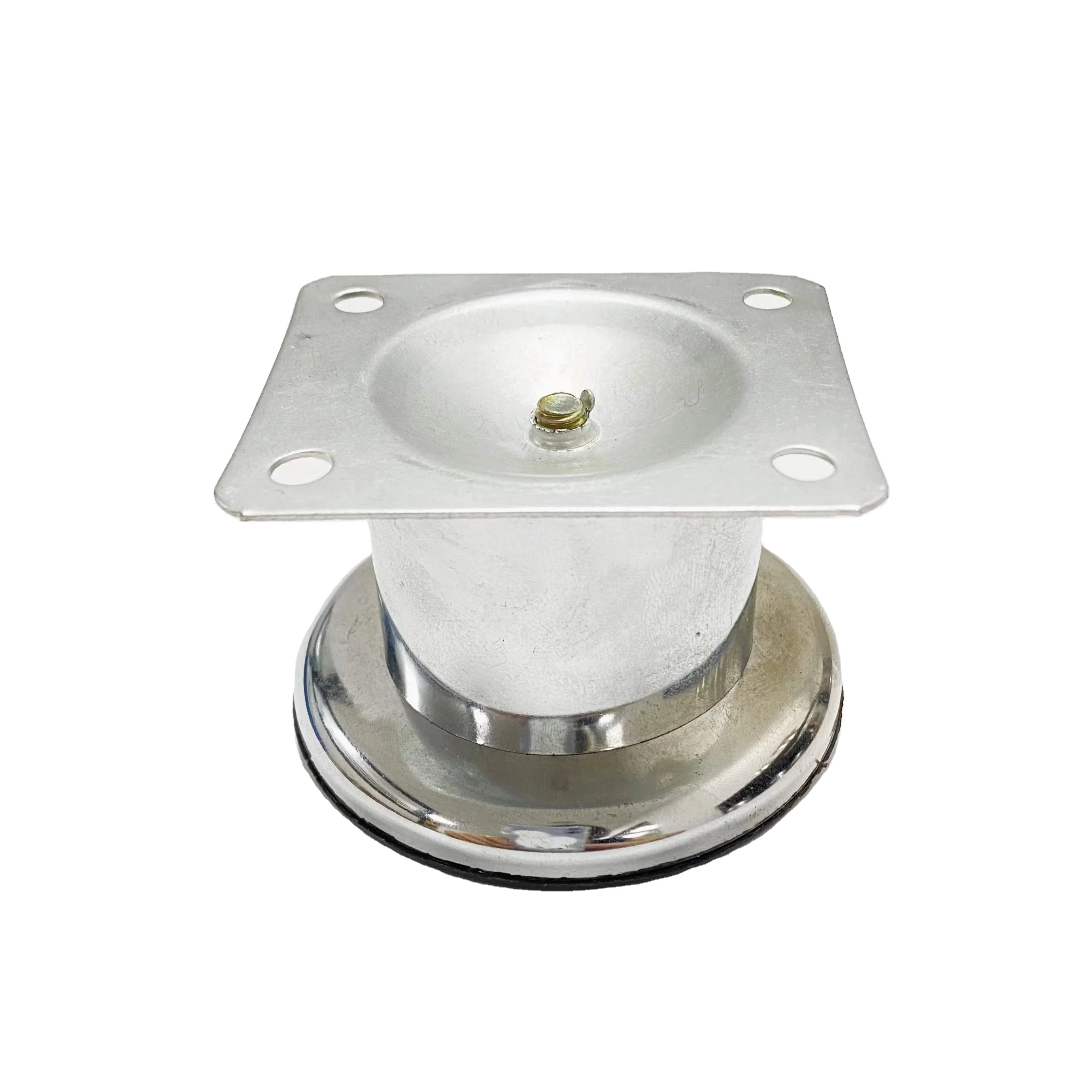 Modern Type 68mm Bottom Straight Tube Furniture Hardware Metal Cabinet Feet Sofa Leg  Bed Legs