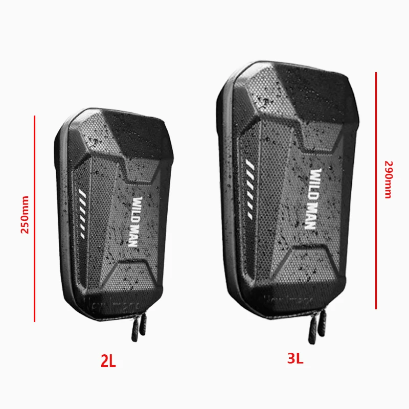 Universal High Capacity 2L/3L Scooter Bag Handle Bag WILD MAN Waterproof Bag for Xiaomi Mijia M365 Scooter and ES1/2/4/Max G30