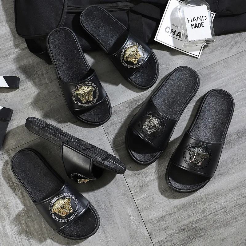 
New Arrivals 2021 Summer Men Plastic Pvc Sandals Top Quality Open Toe Wholesale Slide Sandals Custom Logo 