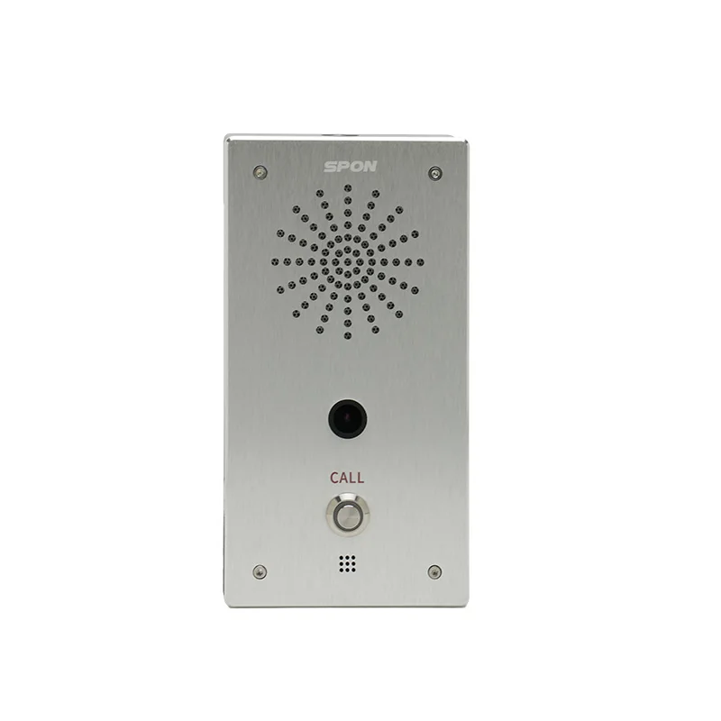 SPON SIP Network Audio Intercom Terminal for Bank Emergency Paging System