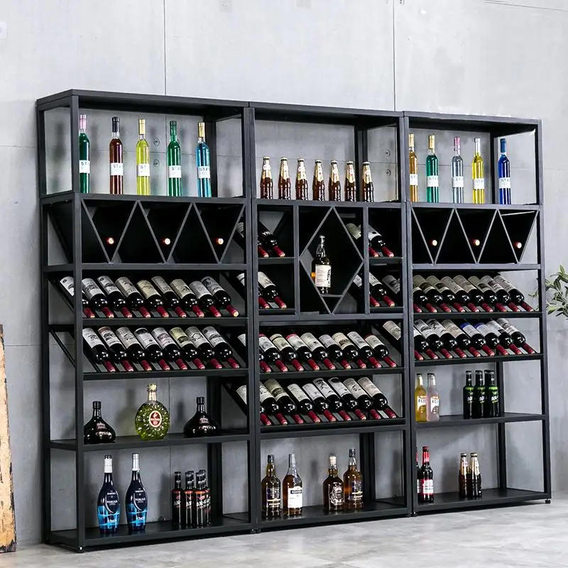 
Modern and fashion design wooden red customized wine cabinet 